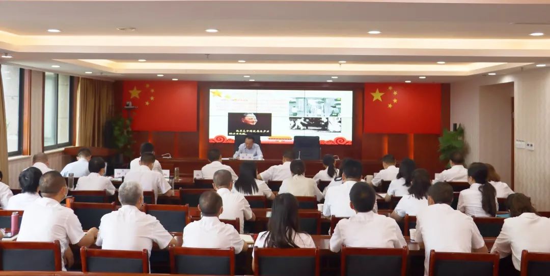 四川路橋黨委副書記、總經(jīng)理甘洪赴盛通（一分）公司宣講習近平總書記“七一”重要講話精神暨黨史學習教育專題黨課