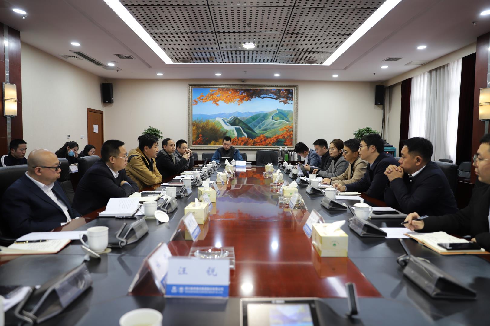 四川路橋與清陶能源召開交流座談